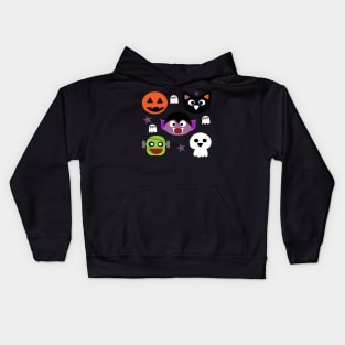 cute Halloween friends Kids Hoodie